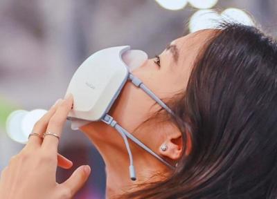 ماسک صورت پیشرفته تازه ال جی با دستگاه تصفیه هوا و تقویت صدا، ماه آینده عرضه می گردد